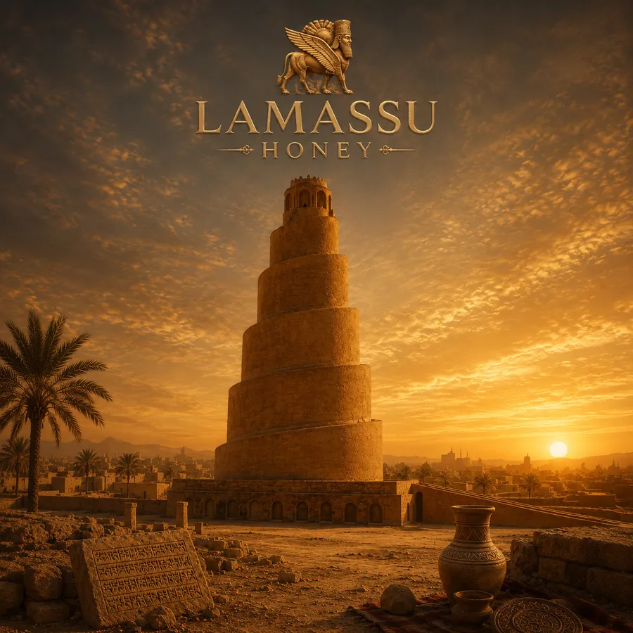Lamassu stone relief